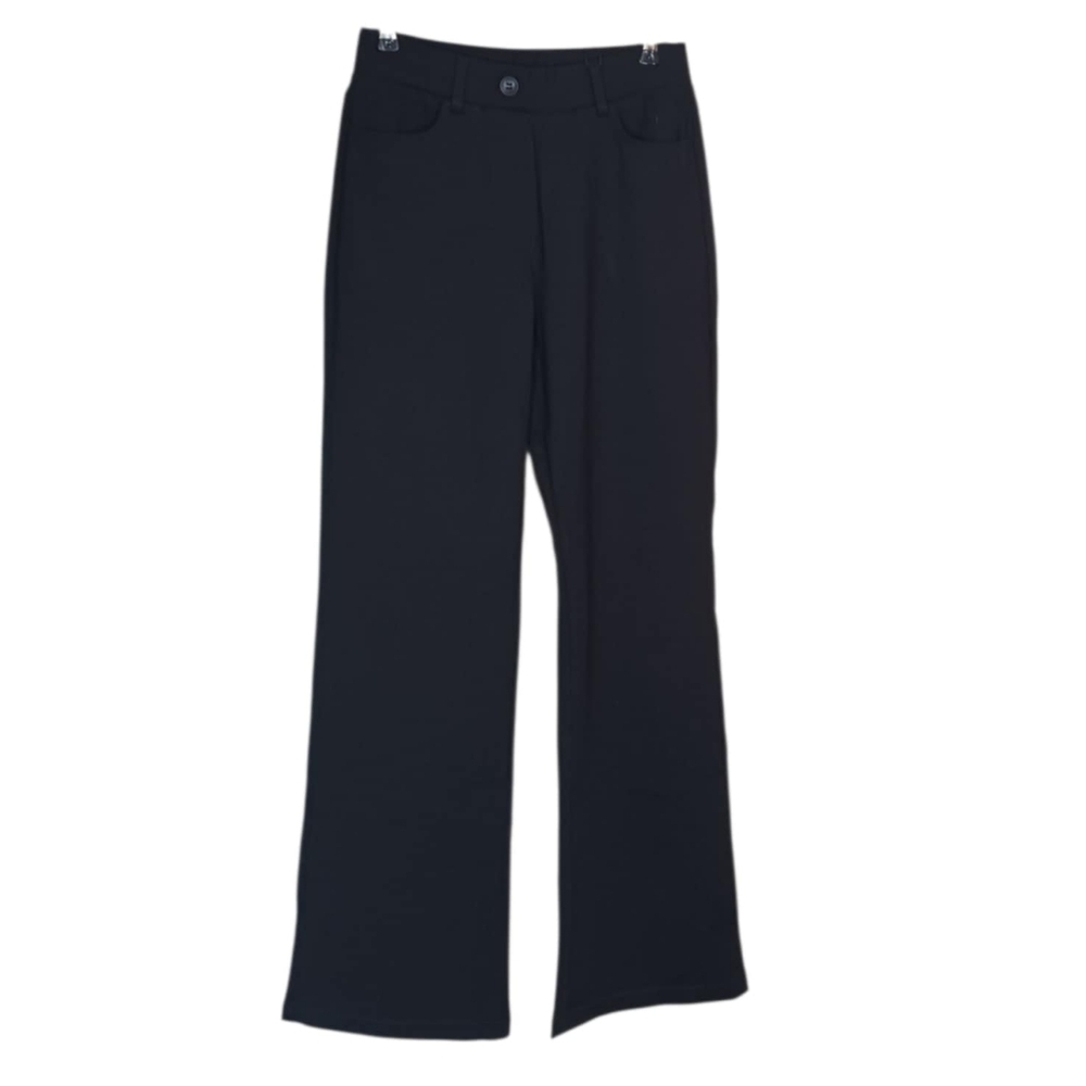 Vangull Womens Stretchy Bootcut Black Dress Pants Black Size Small